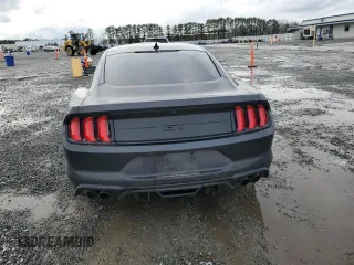 2022 Ford Mustang GT with VIN 1FA6P8CF1N5136952, listed as a Copart auction lot 53072855 with 71,665 mi miles and Salvage Title. Bid and sale history available at carsss.com. Image 6.