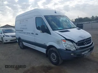 2012 Mercedes-Benz Sprinter Cargo with VIN WD3PE7CCXC5668341, listed as a IAAI auction lot 41826753 with 130,472 mi miles. Bid and sale history available at carsss.com. Image 1.