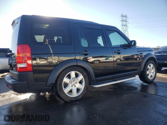 2008 Land Rover LR3 HSE with VIN SALAG25458A463838, listed as a Copart auction lot 83824674 with 97,066 mi miles and Salvage title. Bid and sale history available at DreamBid. Image 3.
