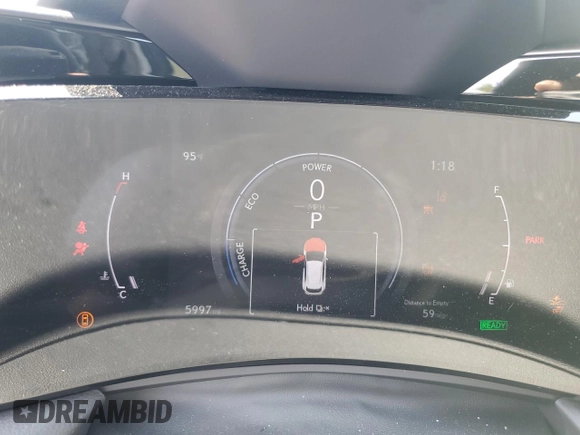 2025 Lexus NX 350h Premium with VIN 2T2GKCEZ3SC040711, listed as a Copart auction lot 56729615 with 5,997 mi miles and Salvage title. Bid and sale history available at DreamBid. Image 9.