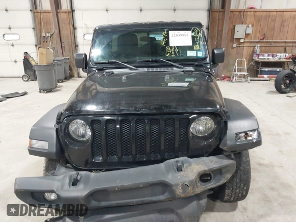 2019 Jeep Wrangler Unlimited Sport Altitude with VIN 1C4HJXDGXKW505396, listed as a IAAI auction lot 42039985 with 146,178 mi miles and . Bid and sale history available at DreamBid. Image 12.