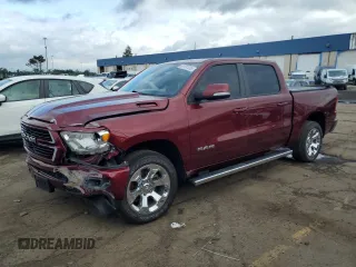 2020 Ram 1500 Big Horn with VIN 1C6SRFFT4LN218685, listed as a Copart auction lot 61191235 with 86,477 mi miles and Non repairable. Bid and sale history available at DreamBid. Image 1.
