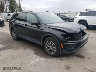 2021 Volkswagen Tiguan S with VIN 3VV1B7AX2MM017521, listed as a Copart auction lot 85606784 with 92,075 mi miles and Salvage Title. Bid and sale history available at carsss.com. Image 4.