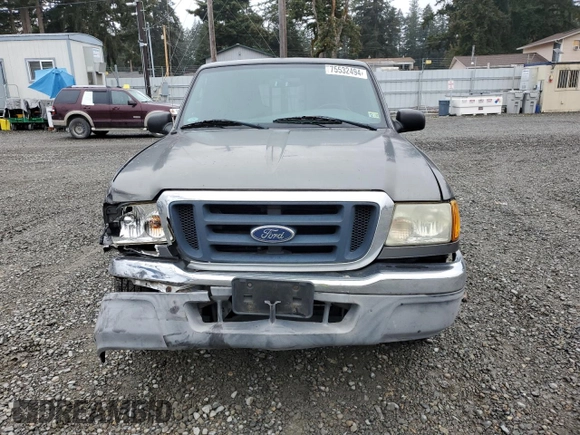 2004 Ford Ranger XLT with VIN 1FTYR44E94TA01335, listed as a Copart auction lot 75532494 with 130,130 mi miles and Salvage Title. Bid and sale history available at carsss.com. Image 5.
