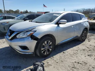 2015 Nissan Murano S with VIN 5N1AZ2MG5FN258082, listed as a Copart auction lot 46450735 with 182,051 mi miles and Salvage Title. Bid and sale history available at carsss.com. Image 1.