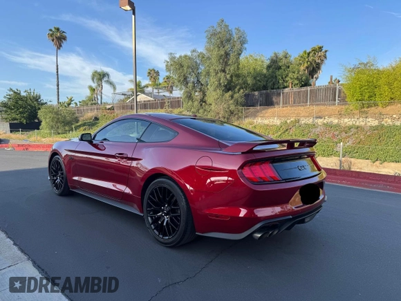 2019 Ford Mustang GT with VIN 1FA6P8CF8K5168730, listed as a Copart auction lot 62222515 with 42,889 mi miles and Salvage title. Bid and sale history available at DreamBid. Image 3.