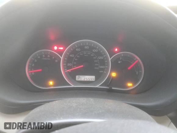 2011 Subaru Impreza Premium with VIN JF1GE6B62BH501583, listed as a Copart auction lot 47596635 with 25,544 mi miles and Salvage title. Bid and sale history available at DreamBid. Image 9.