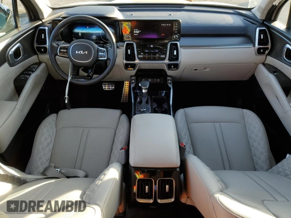 2023 Kia Sorento SX Prestige with VIN 5XYRKDLF0PG170534, listed as a Copart auction lot 87330904 with 11,109 mi miles and Salvage Title. Bid and sale history available at carsss.com. Image 8.