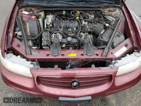 2001 Buick Regal LS with VIN 2G4WB52K111226887, listed as a Copart auction lot 75747414 with 0 mi miles and Salvage Title. Bid and sale history available at carsss.com. Image 11.