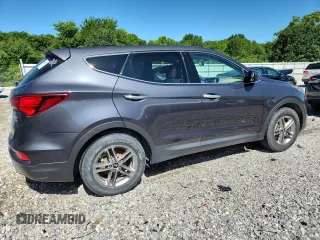 2018 Hyundai Santa Fe 2.4L with VIN 5XYZTDLB5JG555606, listed as a Copart auction lot 64206545 with 104,596 mi miles and Clean title. Bid and sale history available at DreamBid. Image 3.
