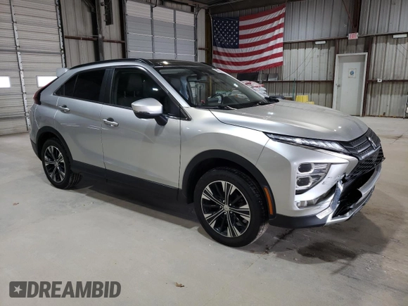 2022 Mitsubishi Eclipse Cross SE with VIN JA4ATWAA3NZ002683, listed as a Copart auction lot 54446995 with 65,648 mi miles and Salvage title. Bid and sale history available at DreamBid. Image 4.