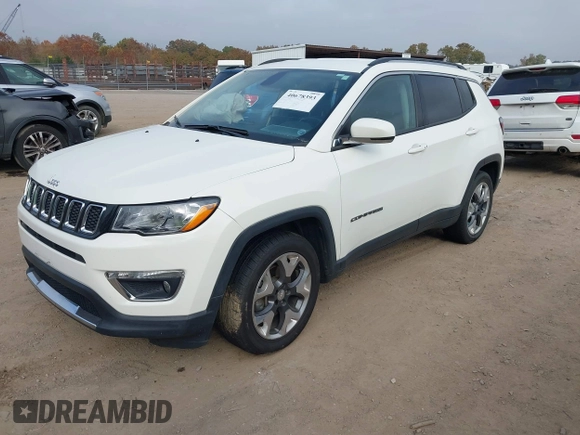 2019 Jeep Compass Limited with VIN 3C4NJCCBXKT676236, listed as a IAAI auction lot 40678393 with 74,532 mi miles. Bid and sale history available at carsss.com. Image 17.