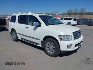 2004 Infiniti QX56 with VIN 5N3AA08CX4N809761, listed as a IAAI auction lot 42041581 with 136,941 mi miles. Bid and sale history available at carsss.com. Image 1.