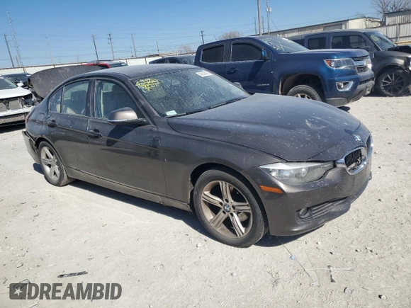 2015 BMW 3 Series 320i with VIN WBA3B1C54FK141216, listed as a Copart auction lot 43298484 with 130,646 mi miles and Salvage Title. Bid and sale history available at carsss.com. Image 4.