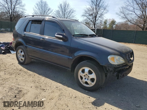 2002 Mercedes-Benz M 320/430/500 z VIN 4JGAB54EX2A324132, wystawiony jako Copart lot #48640075 z przebiegiem Nie podano mil oraz Nie do naprawy • Non repairable. Historia ofert i sprzedaży dostępna na DreamBid. Obrazek 4.