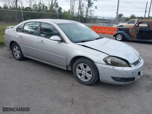 2008 Chevrolet Impala LT with VIN 2G1WT58K281255617, listed as a IAAI auction lot 41683476 with 243,927 mi miles. Bid and sale history available at carsss.com. Image 1.