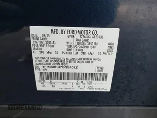 2016 Ford Explorer XLT with VIN 1FM5K8DH7GGB10927, listed as a IAAI auction lot 41695575 with 140,980 mi miles. Bid and sale history available at carsss.com. Image 9.