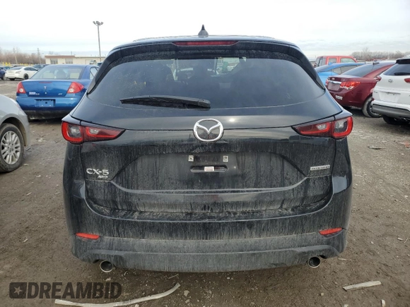 2023 Mazda CX-5 2.5 S Premium Plus Package with VIN JM3KFBEM1P0100091, listed as a Copart auction lot 43353035 with 0 mi miles and Salvage Title. Bid and sale history available at carsss.com. Image 6.