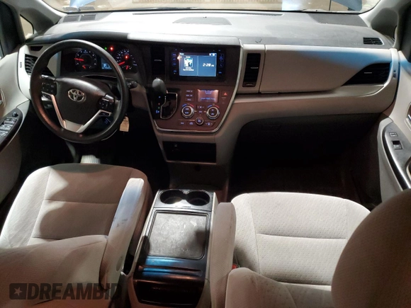 2016 Toyota Sienna LE with VIN 5TDJK3DC1GS130722, listed as a Copart auction lot 80244024 with 129,602 mi miles and Salvage Title. Bid and sale history available at carsss.com. Image 8.