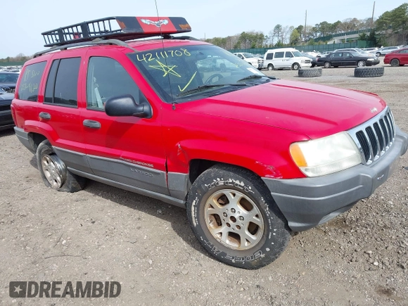 2001 Jeep Grand Cherokee Laredo with VIN 1J4GX48SX1C522670, listed as a IAAI auction lot 42111708 with Not provided miles and . Bid and sale history available at DreamBid. Image 1.