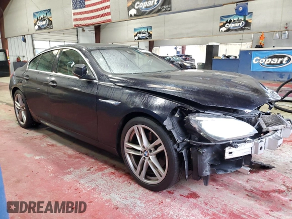 2013 BMW 6 Series 650i xDrive with VIN WBA6B4C56DD098465, listed as a Copart auction lot 45126625 with 129,235 mi miles and Clean Title. Bid and sale history available at carsss.com. Image 4.