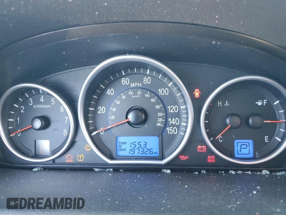 2007 Hyundai Veracruz GLS with VIN KM8NU13C77U027443, listed as a Copart auction lot 87513265 with 197,326 mi miles and Salvage title. Bid and sale history available at DreamBid. Image 9.