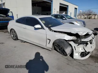 2016 BMW 4 Series 428i with VIN WBA3N7C57GK226143, listed as a Copart auction lot 44036805 with 117,218 mi miles and Salvage Title. Bid and sale history available at carsss.com. Image 4.