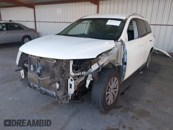 2016 Nissan Pathfinder S with VIN 5N1AR2MMXGC641602, listed as a IAAI auction lot 42174567 with 132,840 mi miles and . Bid and sale history available at DreamBid. Image 6.