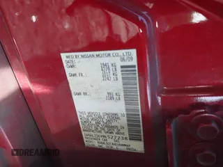 2009 Nissan Altima SL with VIN 1N4AL21E49N527238, listed as a IAAI auction lot 42083940 with 153,040 mi miles and . Bid and sale history available at DreamBid. Image 9.
