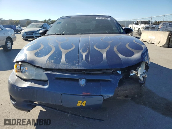 2003 Chevrolet Monte Carlo SS with VIN 2G1WX12KX39356551, listed as a Copart auction lot 82889714 with 184,034 mi miles and Non Repairable. Bid and sale history available at carsss.com. Image 5.