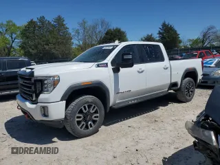 2021 GMC Sierra 2500HD AT4 z VIN 1GT49PEY0MF103260, wystawiony jako Copart lot #50868835 z przebiegiem 174 494 mil mil oraz Czysty tytuł • Clean title. Historia ofert i sprzedaży dostępna na DreamBid. Obrazek 1.