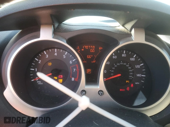 2014 Nissan Juke S with VIN JN8AF5MR2ET353388, listed as a Copart auction lot 45502525 with 170,773 mi miles and Salvage Title. Bid and sale history available at DreamBid. Image 9.
