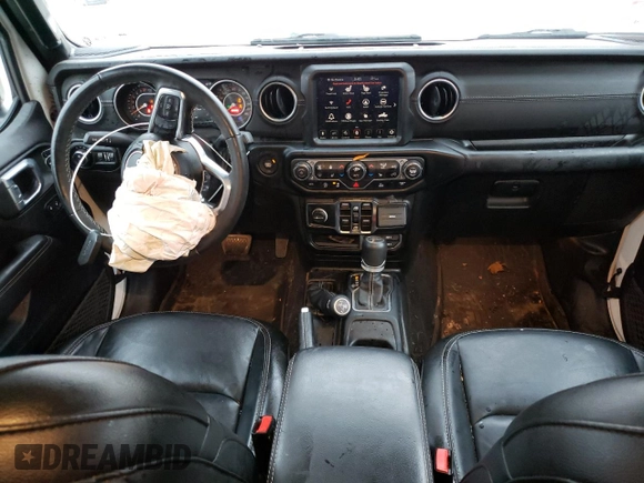 2022 Jeep Gladiator Overland с VIN 1C6HJTFG6NL168535, выставлен на аукционе Copart как лот 81087614 с пробегом 26 671 миль миль и Списание • Salvage title. История ставок и продаж доступна на DreamBid. Изображение 8.