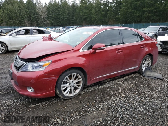 2010 Lexus HS 250h with VIN JTHBB1BA6A2016805, listed as a Copart auction lot 45760365 with 164,226 mi miles and Salvage Title. Bid and sale history available at DreamBid. Image 1.