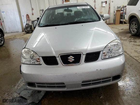 2005 Suzuki Forenza S with VIN KL5JD56Z85K195763, listed as a Copart auction lot 75531224 with NaN miles and Salvage Title. Bid and sale history available at carsss.com. Image 5.
