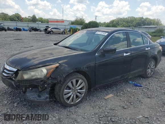 2011 Honda Accord EX-L with VIN 1HGCP3F81BA029450, listed as a Copart auction lot 62158145 with 199,491 mi miles and Clean title. Bid and sale history available at DreamBid. Image 1.