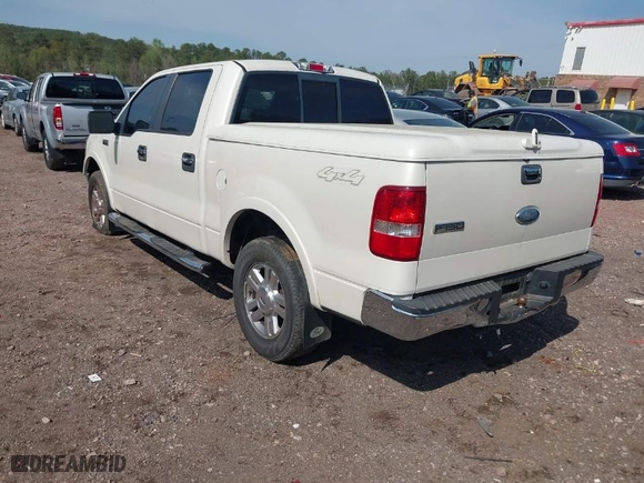 2007 Ford F-150 XLT with VIN 1FTPW14VX7FA58410, listed as a IAAI auction lot 41911384 with 126,017 mi miles. Bid and sale history available at carsss.com. Image 3.