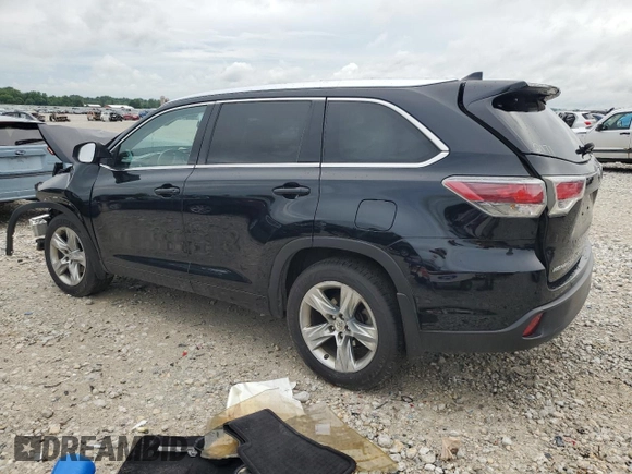 2015 Toyota Highlander Limited с VIN 5TDDKRFH7FS212171, выставлен на аукционе Copart как лот 61343535 с пробегом Не указан миль и Чистый • Clean title. История ставок и продаж доступна на DreamBid. Изображение 2.