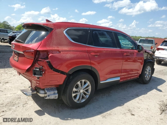 2020 Hyundai Santa Fe SEL with VIN 5NMS33AD2LH243834, listed as a Copart auction lot 50924775 with 5,764 mi miles and Salvage Title. Bid and sale history available at carsss.com. Image 3.