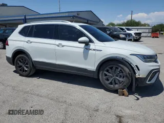 2022 Volkswagen Tiguan SE with VIN 3VV3B7AX0NM033243, listed as a Copart auction lot 59687425 with 42,841 mi miles and Salvage title. Bid and sale history available at DreamBid. Image 4.