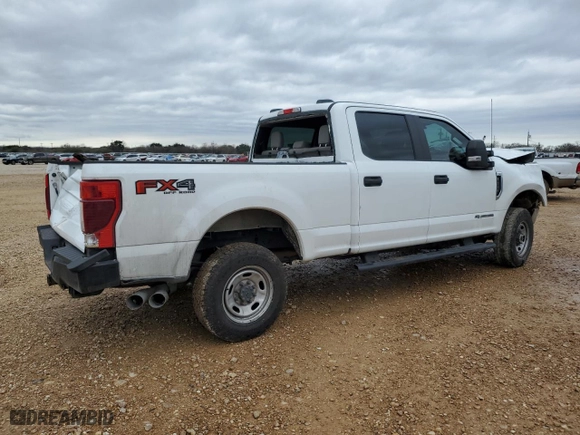 2022 Ford Super Duty F-250 SRW XL with VIN 1FT7W2BT6NEE36135, listed as a Copart auction lot 43372315 with 180,394 mi miles and Salvage Title. Bid and sale history available at carsss.com. Image 3.