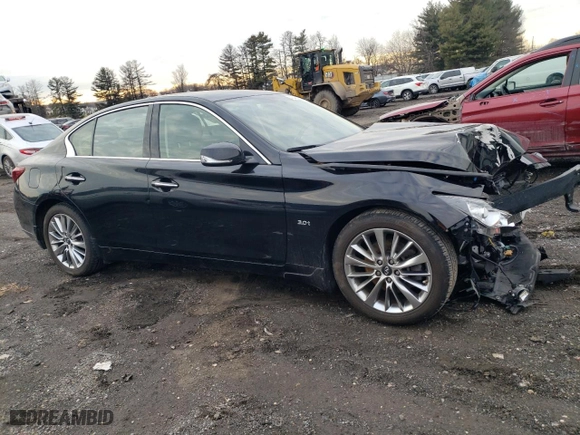 2018 Infiniti Q50 3.0t SPORT with VIN JN1EV7AR6JM443098, listed as a Copart auction lot 43480935 with NaN miles and Salvage Title. Bid and sale history available at carsss.com. Image 4.