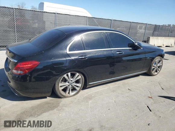 2017 Mercedes-Benz C 350e with VIN 55SWF4HB7HU226635, listed as a Copart auction lot 46375915 with 116,832 mi miles and Clean Title. Bid and sale history available at DreamBid. Image 3.