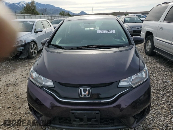 2015 Honda Fit EX-L with VIN 3HGGK5H86FM730356, listed as a Copart auction lot 55762815 with 37,141 mi miles and Salvage title. Bid and sale history available at DreamBid. Image 5.