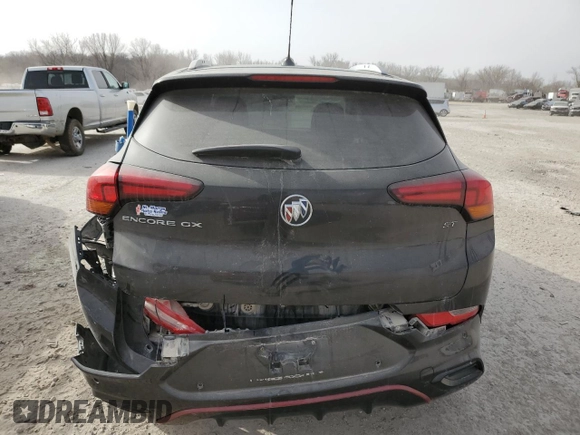 2020 Buick Encore GX Select with VIN KL4MMDSL5LB123123, listed as a Copart auction lot 49257605 with 140,895 mi miles and Salvage title. Bid and sale history available at DreamBid. Image 6.
