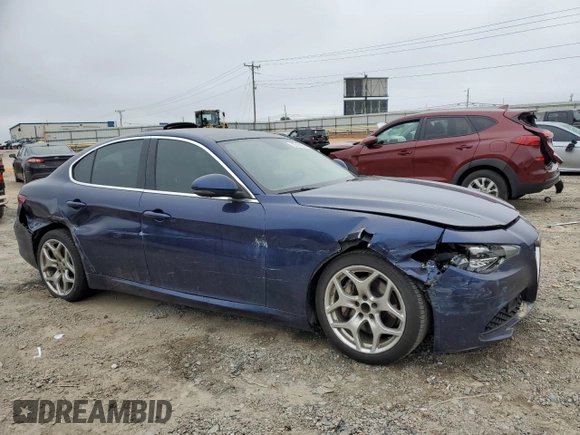 2018 Alfa Romeo Giulia Ti Sport with VIN ZARFAECN2J7577431, listed as a Copart auction lot 72540954 with 157,078 mi miles and Salvage Title. Bid and sale history available at carsss.com. Image 4.