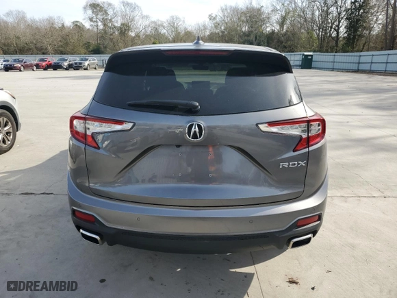 2022 Acura RDX w/Technology Package with VIN 5J8TC1H50NL000257, listed as a Copart auction lot 87536045 with 29,859 mi miles and Salvage Title. Bid and sale history available at carsss.com. Image 6.