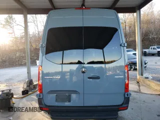 2024 Mercedes-Benz Sprinter Cargo with VIN W1W4NBHY6RP664787, listed as a Copart auction lot 89379995 with 1,366 mi miles and Salvage Title. Bid and sale history available at carsss.com. Image 6.