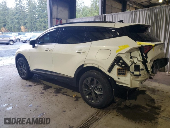 2024 Kia Sportage SX-Prestige with VIN KNDPXCDG4R7123307, listed as a Copart auction lot 81002354 with 20,223 mi miles and Salvage title. Bid and sale history available at DreamBid. Image 2.