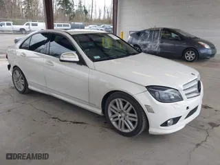 2008 Mercedes-Benz C-Class 3.0L Sport with VIN WDDGF54X48F117547, listed as a IAAI auction lot 41764470 with 93,631 mi miles. Bid and sale history available at carsss.com. Image 1.